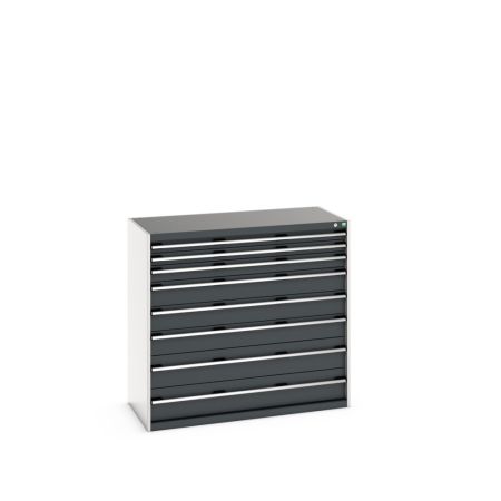 cubio Schubladenschrank bestückt mit 8 Schubladen BxTxH: 1300x650x1200mm
