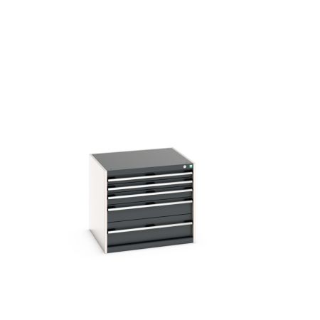 cubio Schubladenschrank bestückt mit 5 Schubladen BxTxH: 800x750x700mm