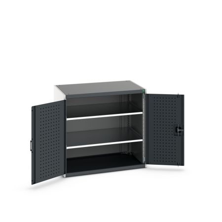 cubio Flügeltürschrank bestückt mit 2 Fachböden BxTxH: 1050x750x1000mm