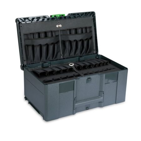 bott Systainer³ L 237 mit Werkzeugeinsatz und Deckeltasche - BxTxH: 508x296x237mm - Kunststoff / RAL 7016