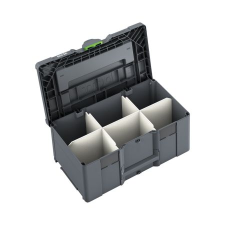 bott Systainer³ L 237 mit Fachteiler-Set - BxTxH: 508x296x237 - Kunststoff / RAL 7016