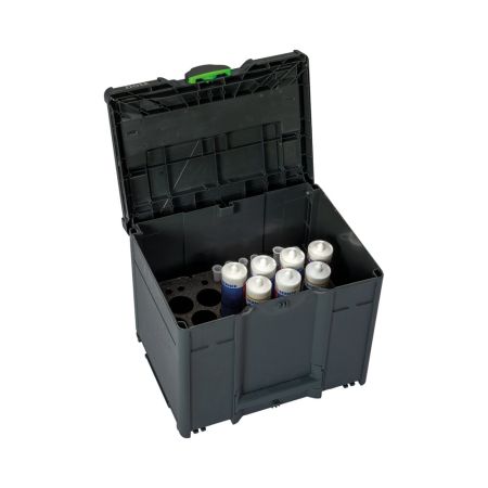bott Systainer³ M 337 mit Kartuscheneinsatz für 22 Kartuschen - BxTxH: 396x296x337mm - Kunststoff / RAL 7016